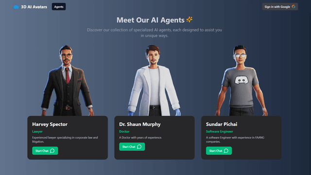 3D AI Agents